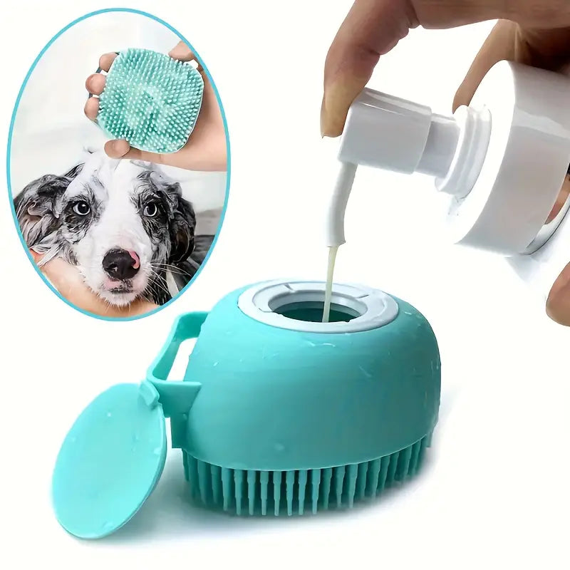 Silicone Pet Bath Massage Brush